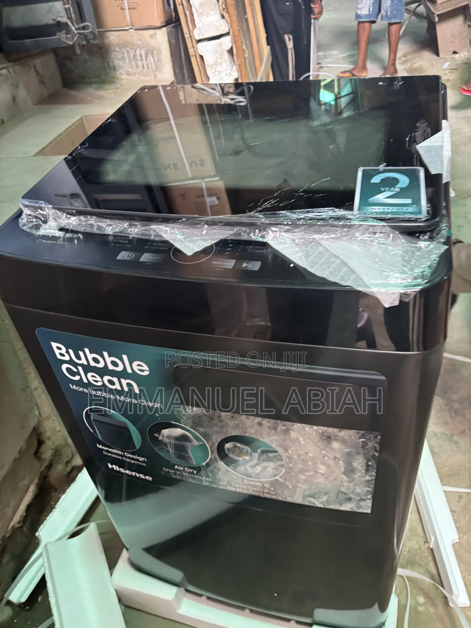 Hisense (9KG) Top Loader Bubble Clean Washing Machine