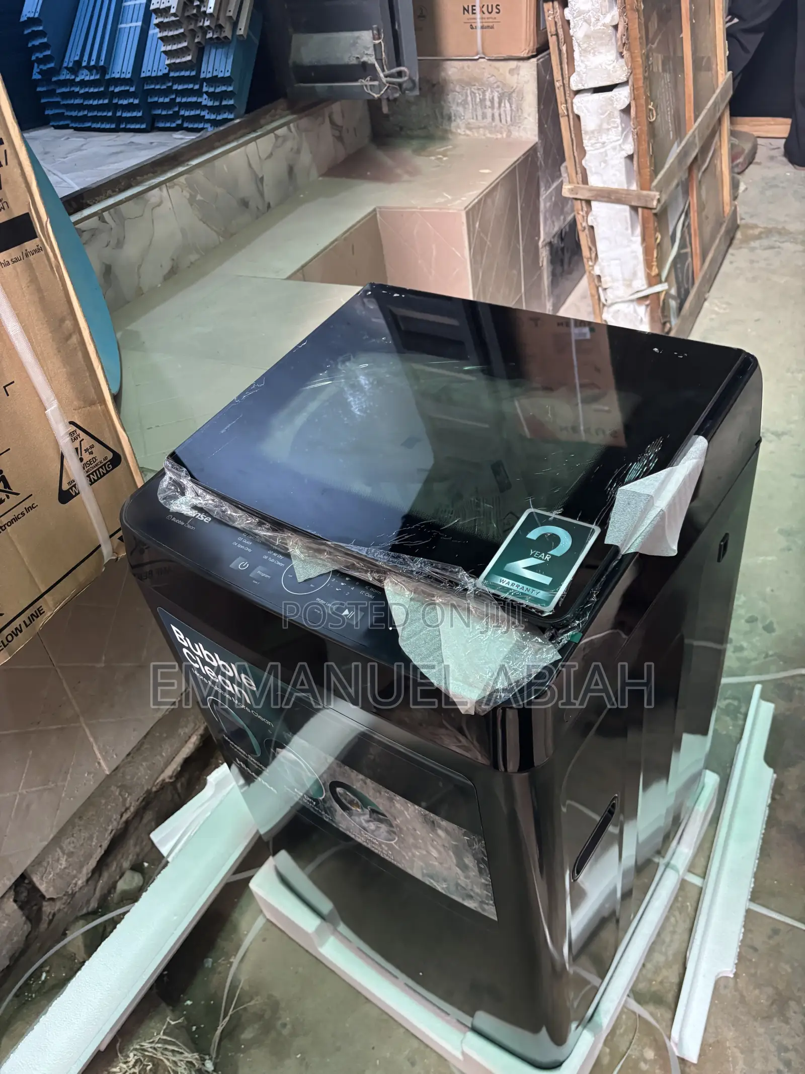 Hisense (9KG) Top Loader Bubble Clean Washing Machine