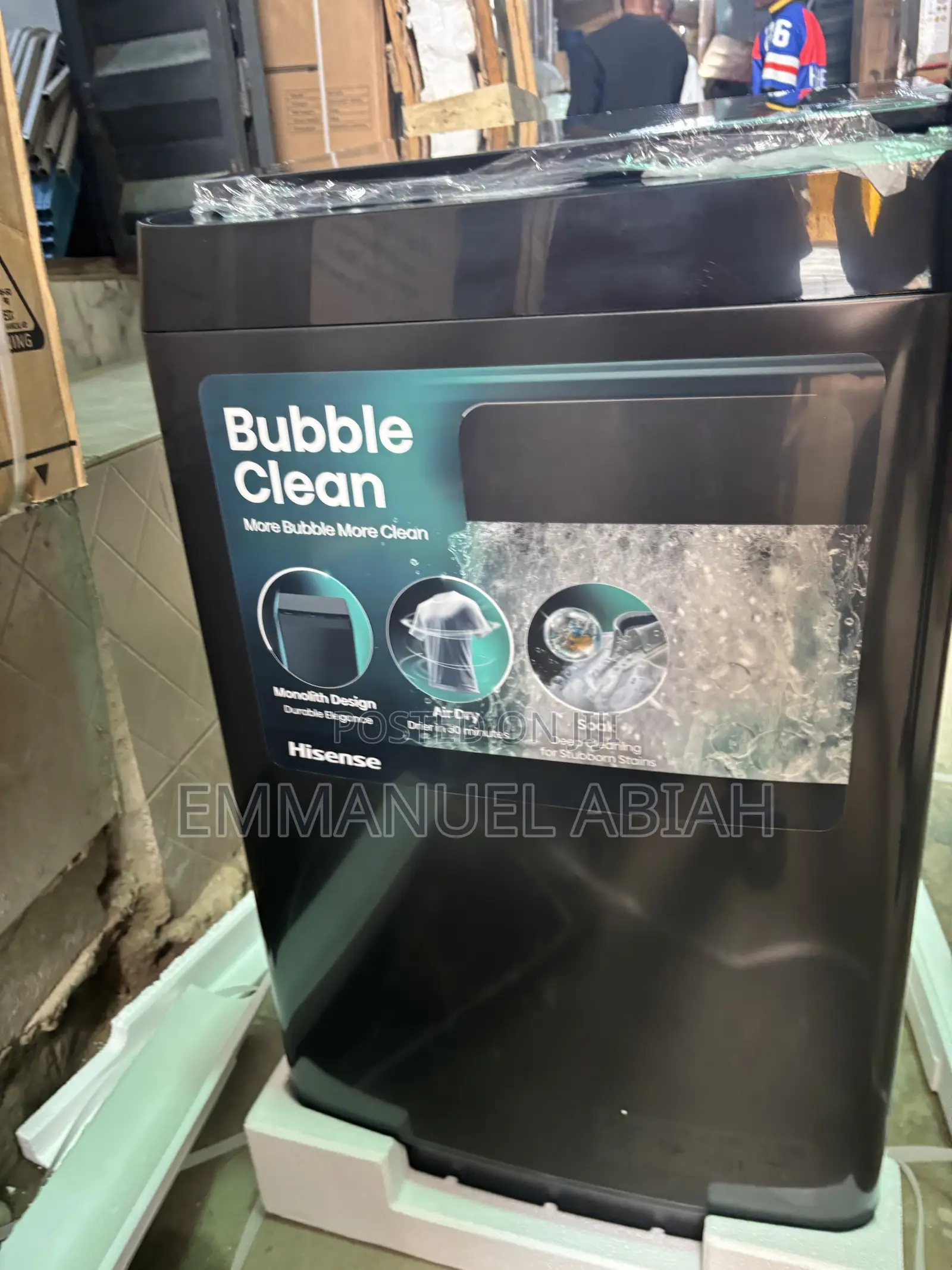 Hisense (9KG) Top Loader Bubble Clean Washing Machine