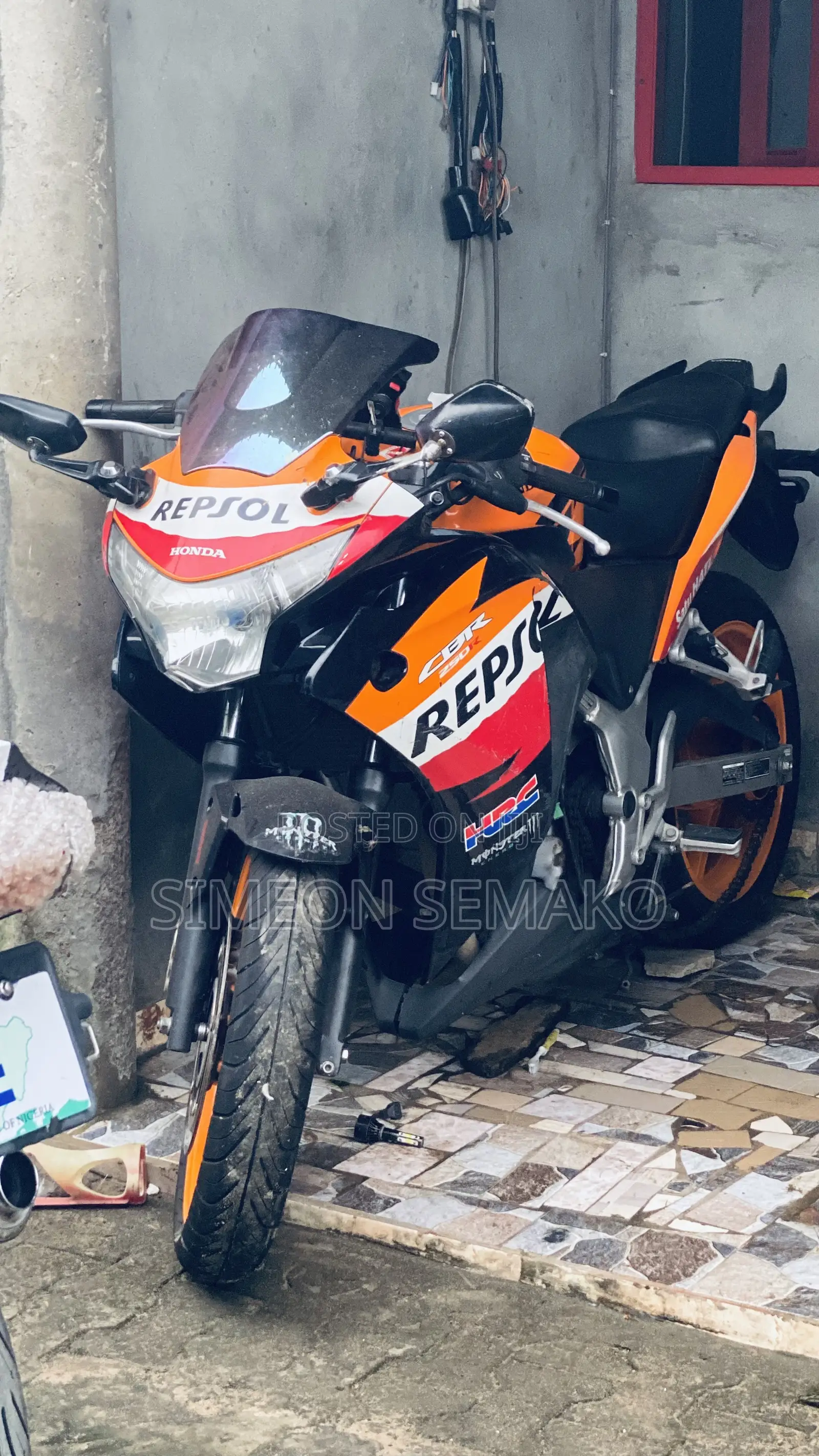 Honda CBR 2014 Orange