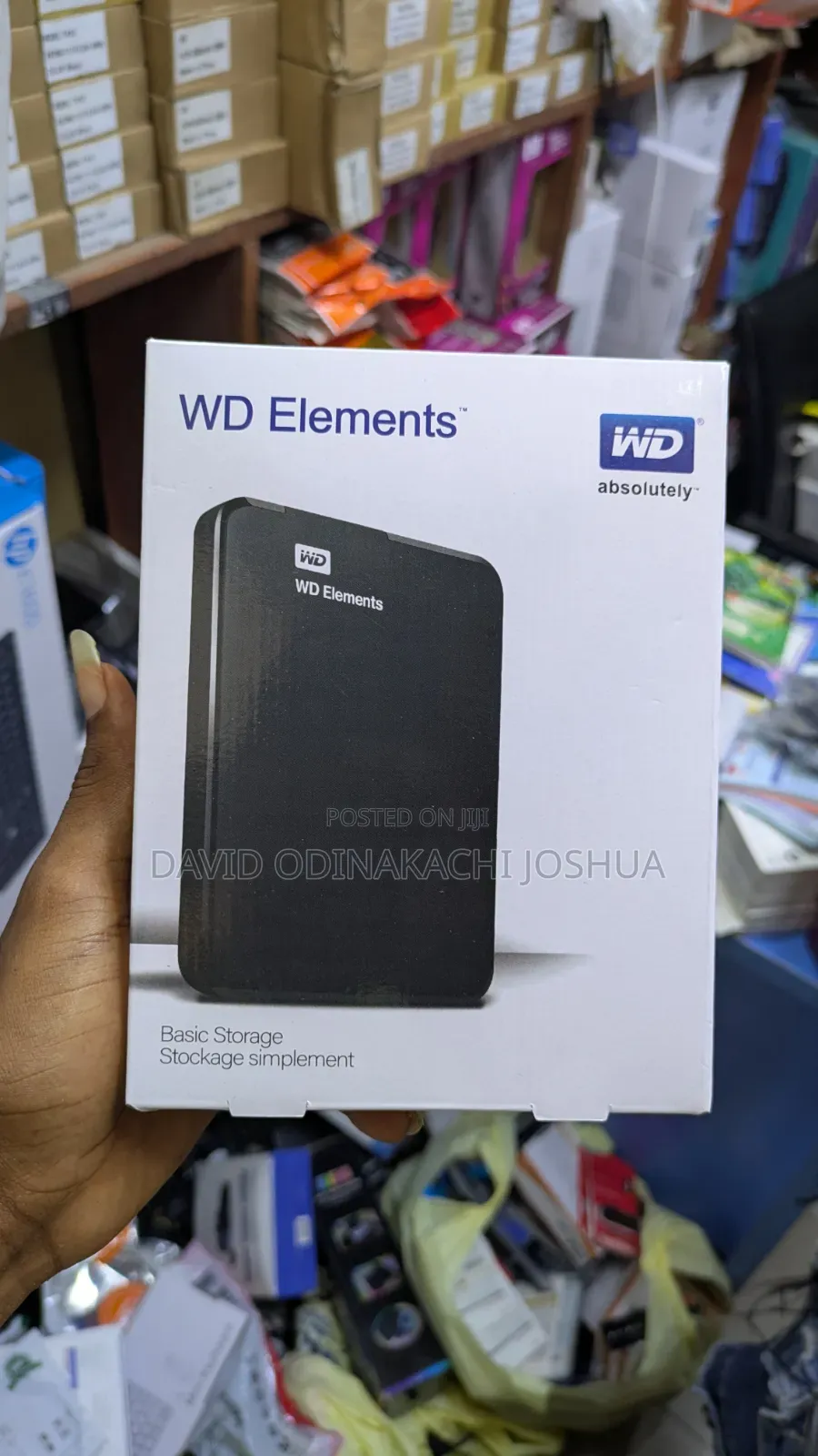 WD Elements Portable External Hard Drive Case