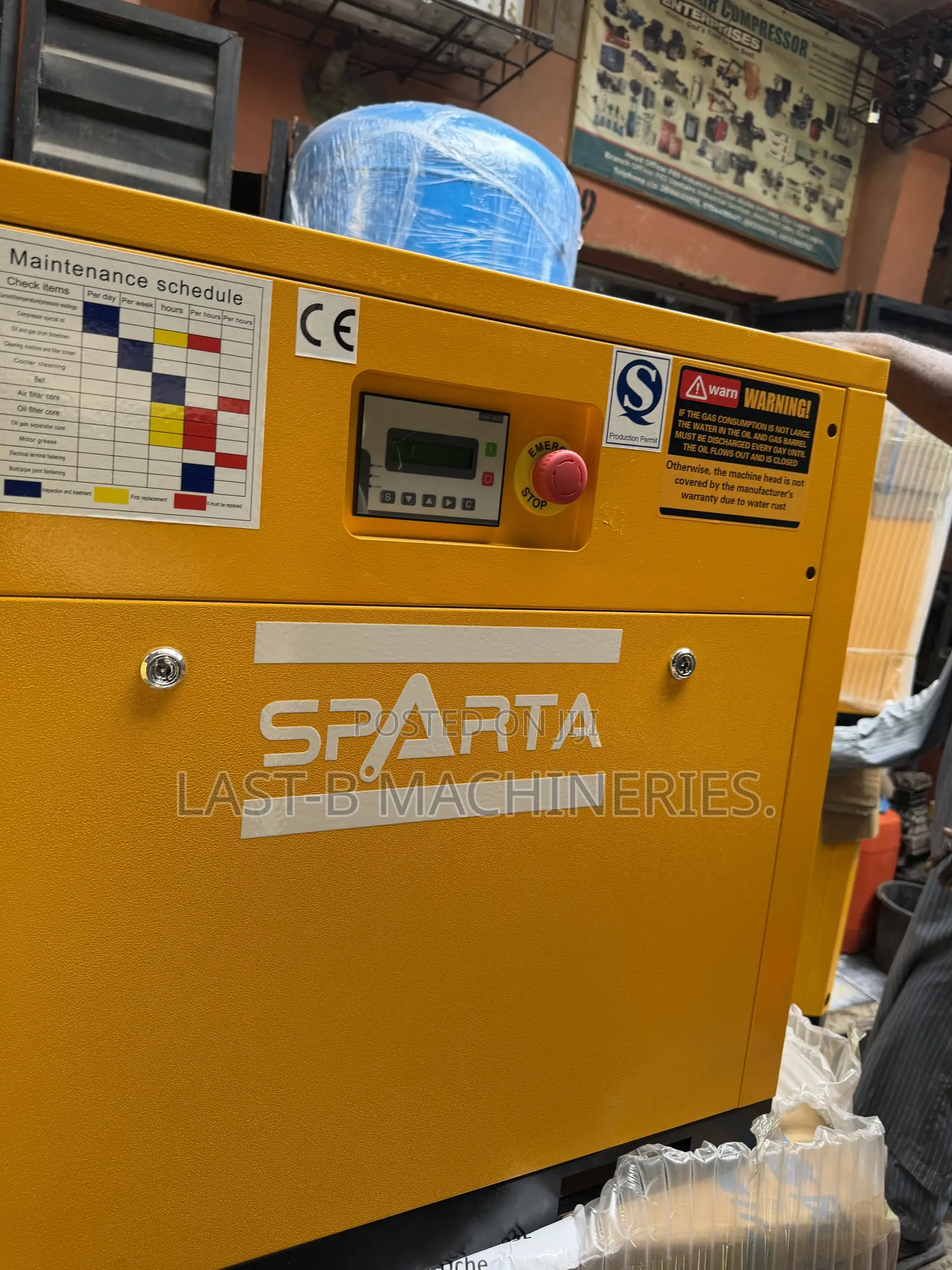 Screw Compressor Machine 7.5kw 10Hp