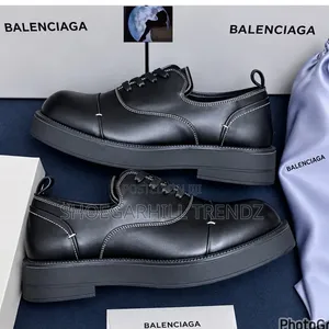 Classic Balenciaga Chunky Derby and Oxford Lace Shoe