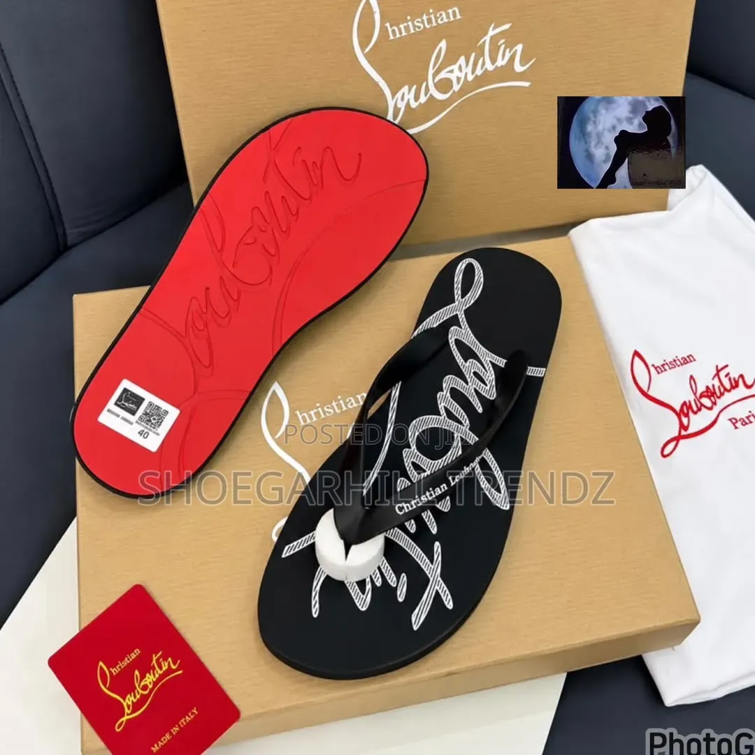Quality CL Red Bottom Trendy Slides