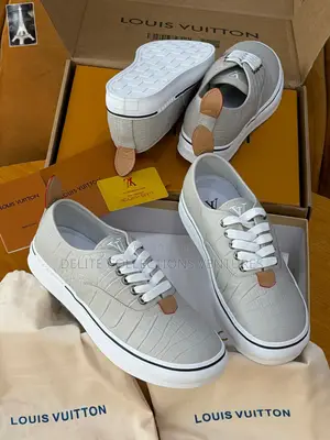 *Original Exotic Leather Louis Vuitton Combi Skate Sneakers