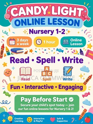 Candy Light Nursery Lesson for Kids 7k Per Week Chat With Me