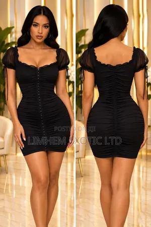 Ruched Mini Dress