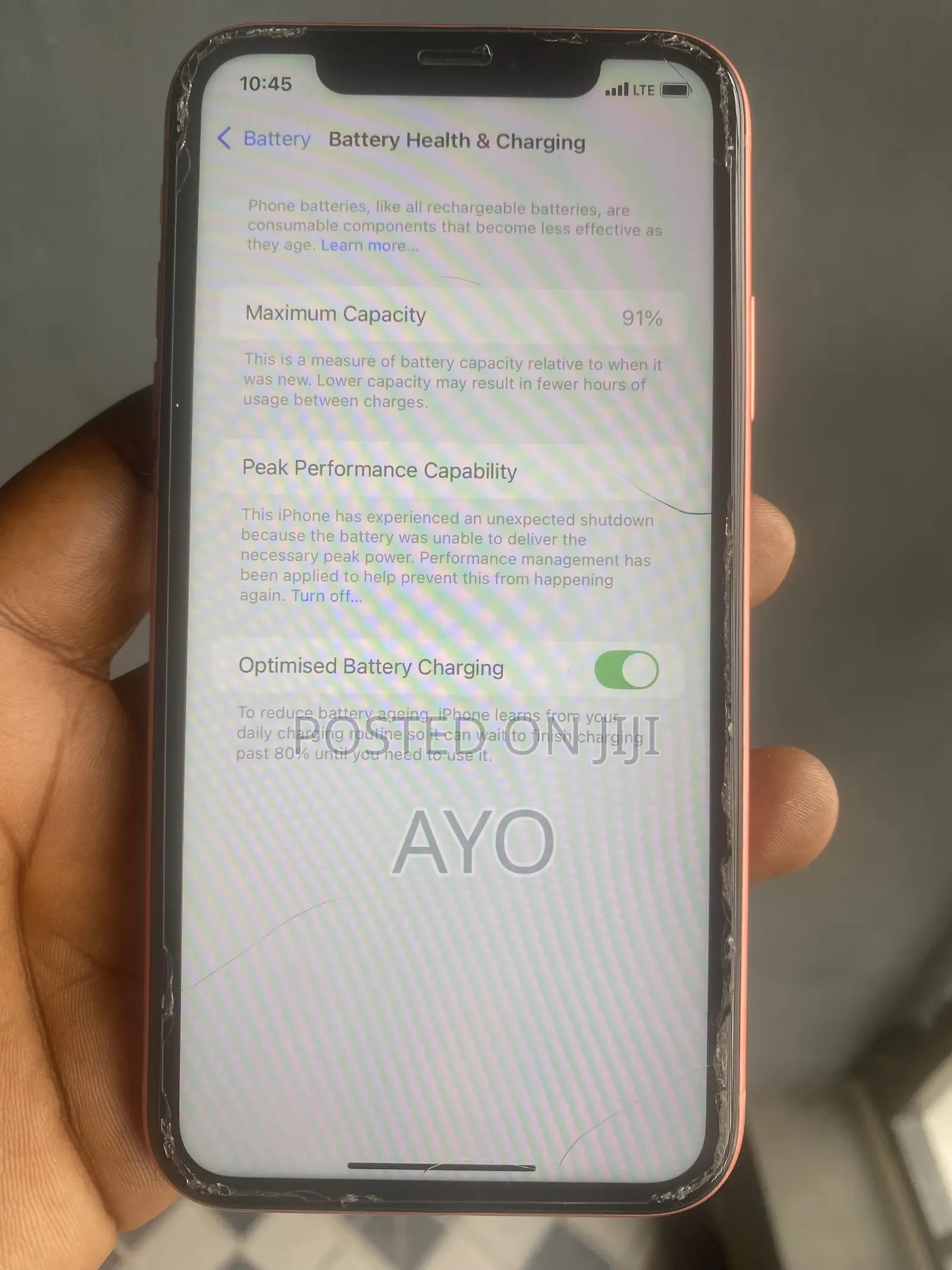 Apple iPhone XR 128 GB Orange