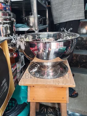 13 Litres Silver Champagne Bowl With Deer Head Handle, Ice Bucket