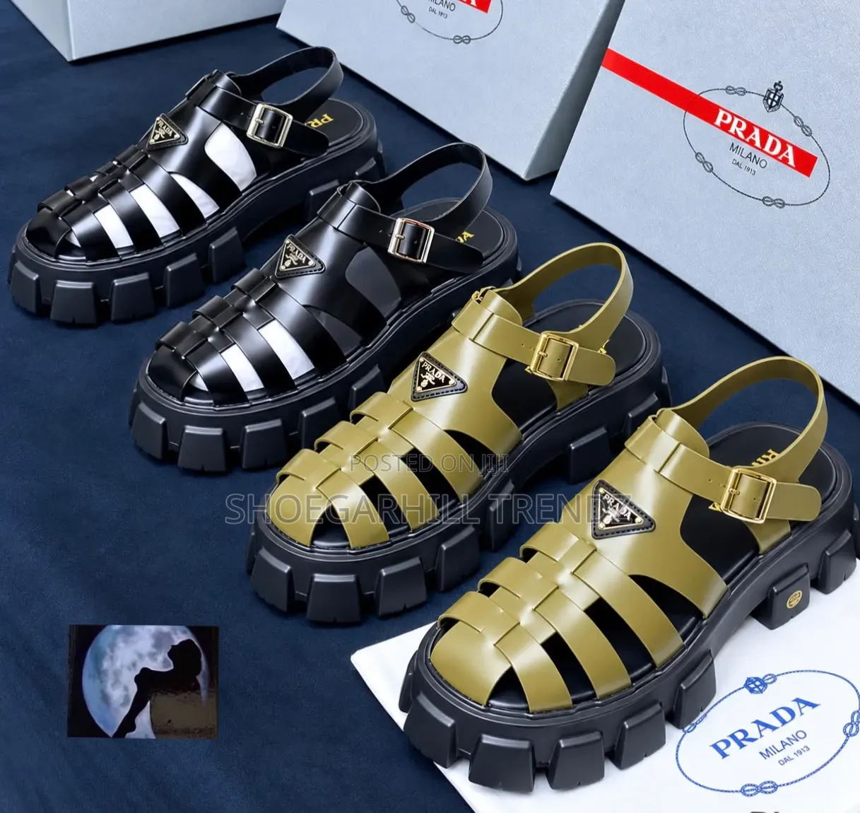 Prada Chunky Sandals
