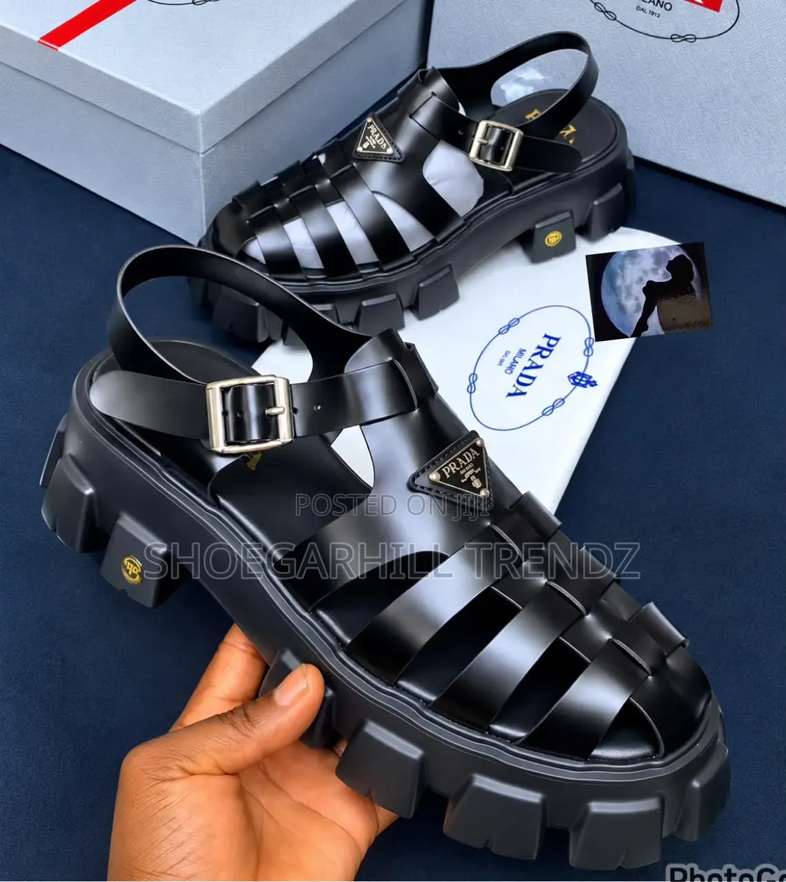 Prada Chunky Sandals