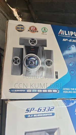Ailupi AC/Dc Sp6332 3.1 Subwoofer. Home Theatre System