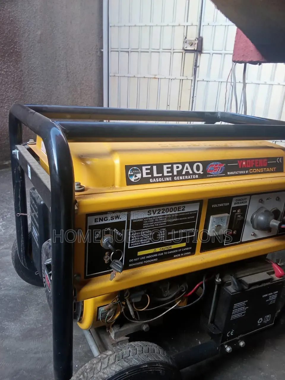 One Month Used 11kva Elepaq Generator With Key Starter Working Perfect
