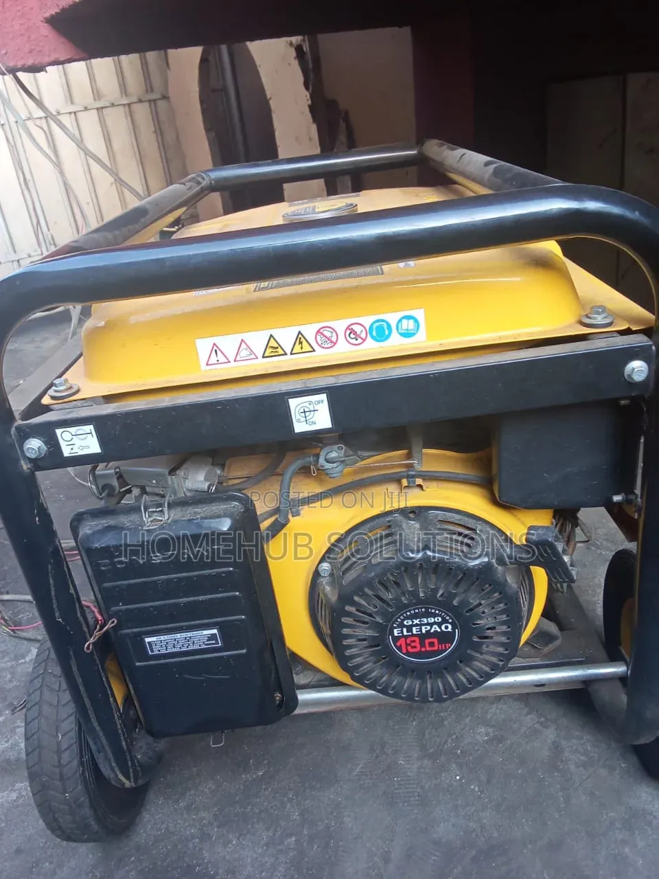 One Month Used 11kva Elepaq Generator With Key Starter Working Perfect
