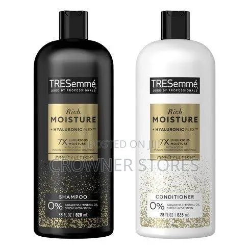 TRESEMME Rich Moisture Shampoo & Conditioner Bundle Pack for Dry Hair