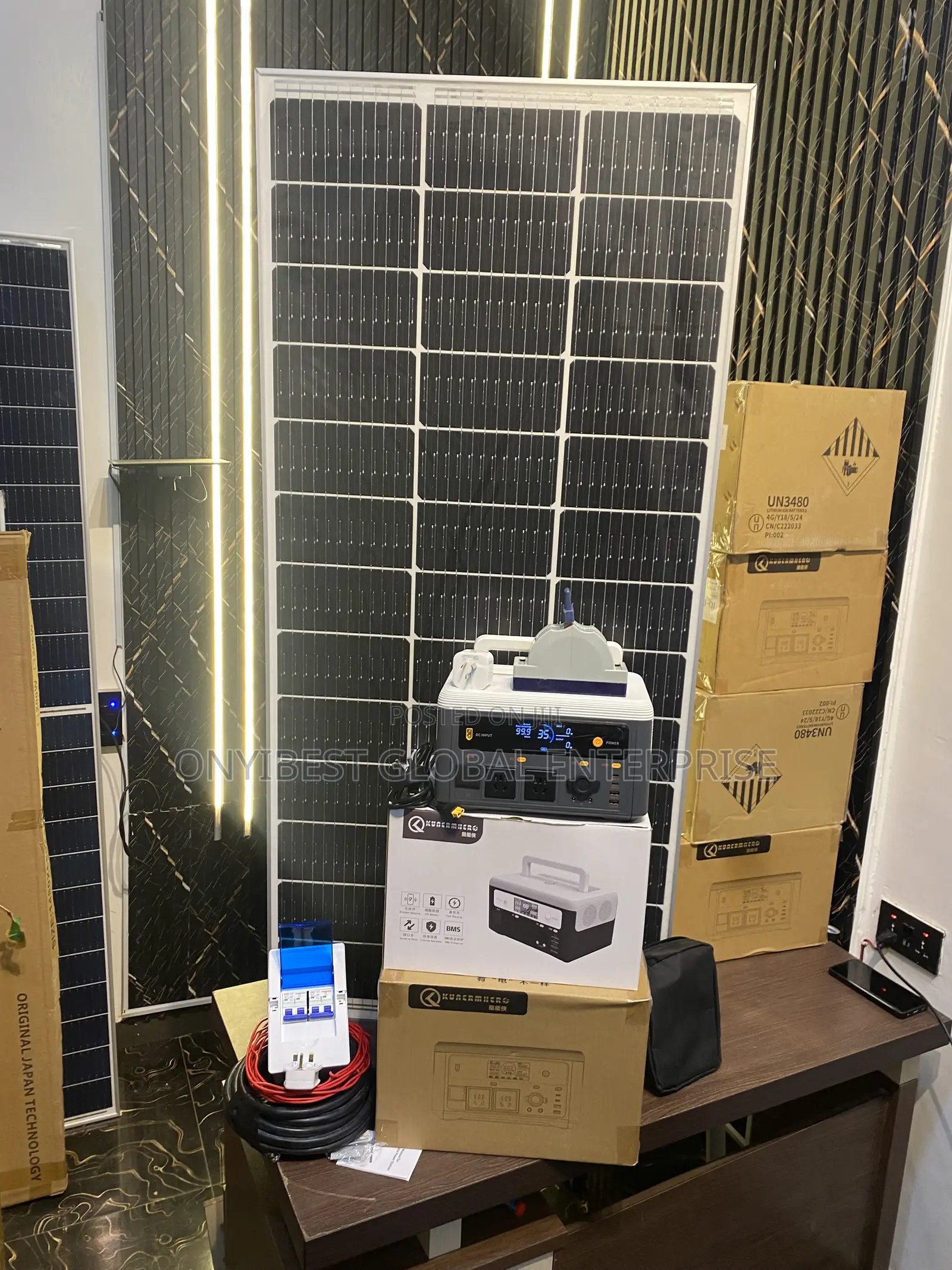 Portable Solar Generator With Multiple Ports