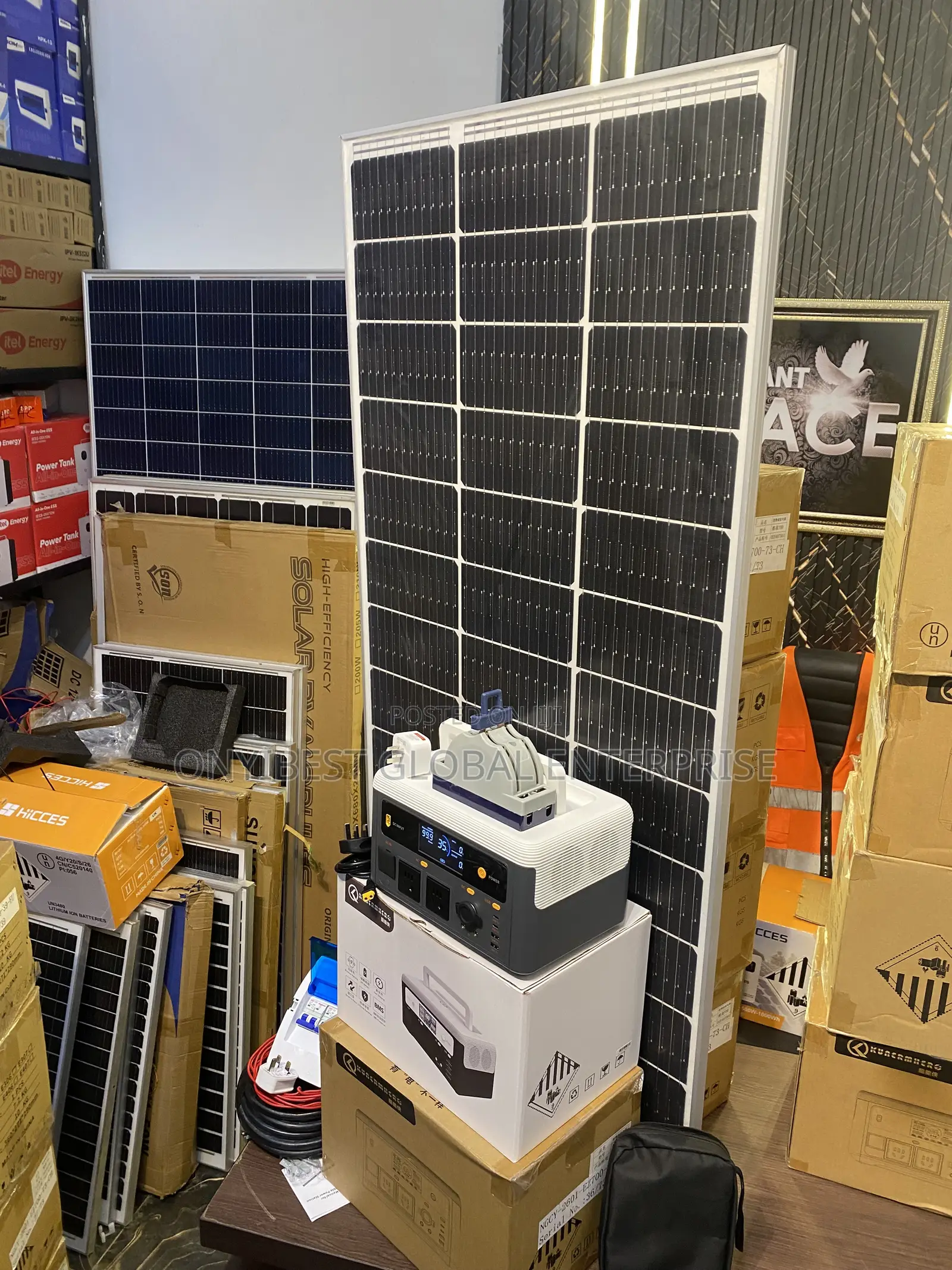 Portable Solar Generator With Multiple Ports