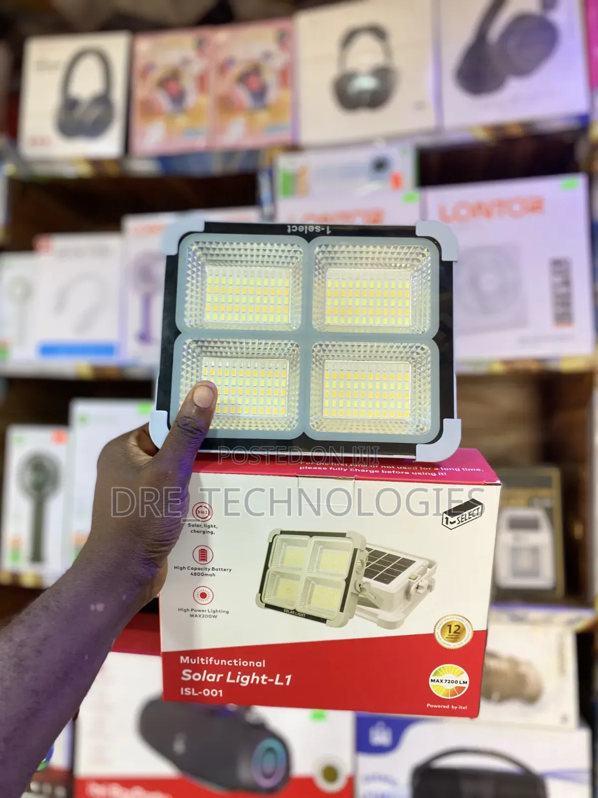 Itel L1rechargeable/ Solar Light