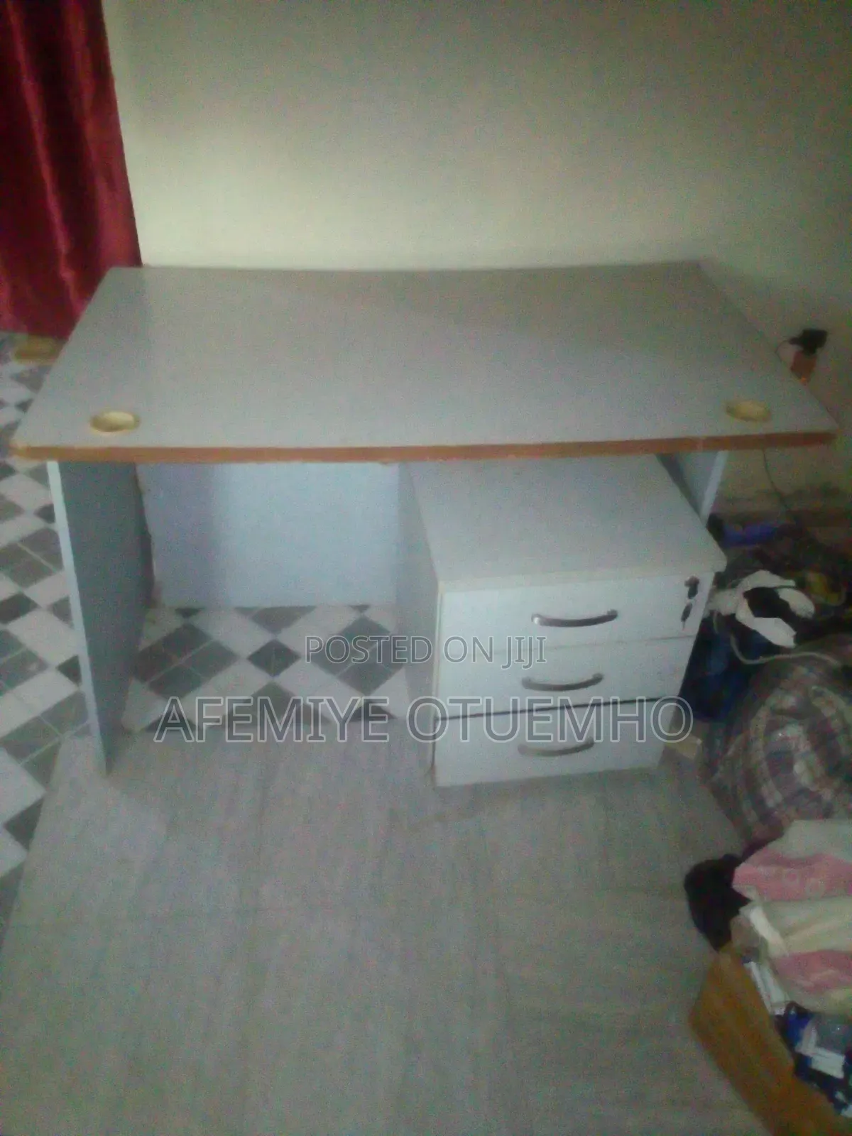 Reading Table With Side Drawer