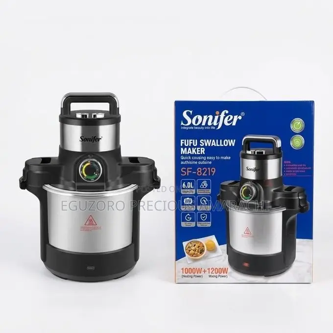 Sonifer 6L Electric Swallow Maker & Multifunctional Food Processor