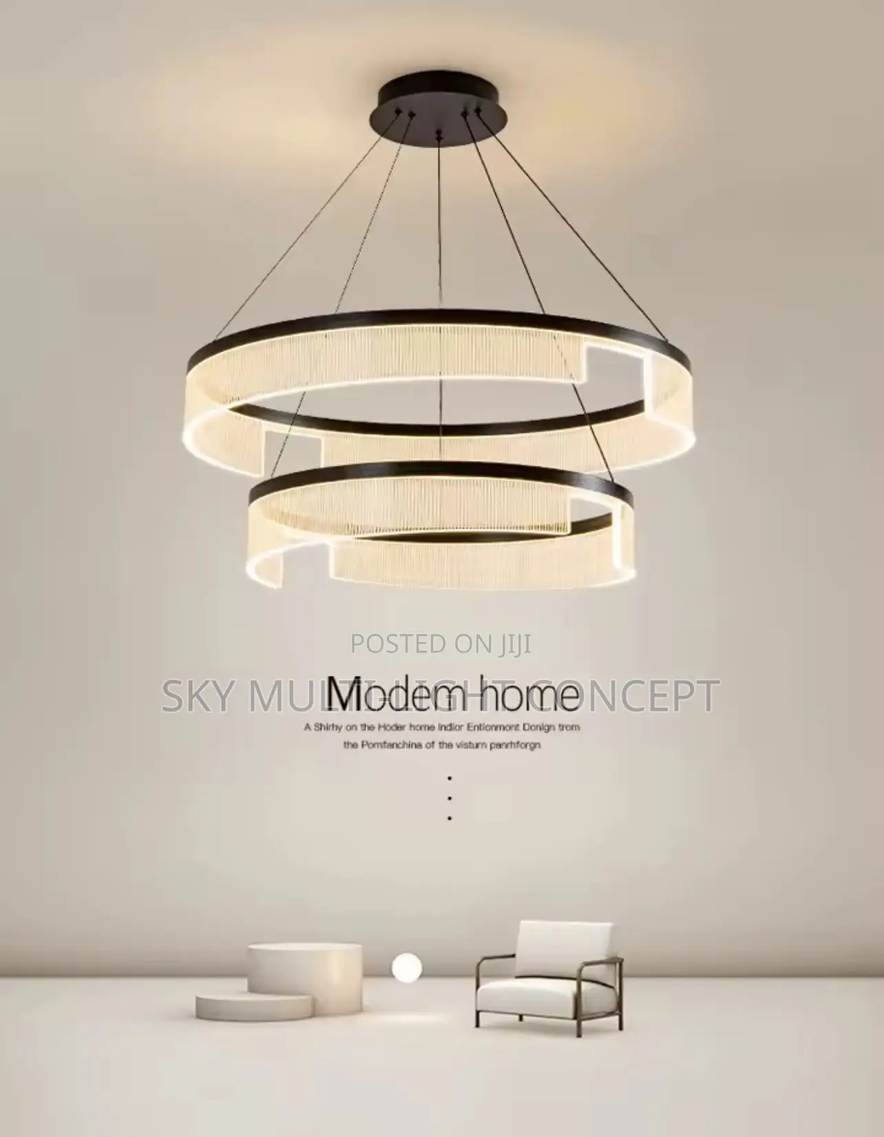 Modern Simple Ring Nordic Chandelier