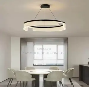 Modern Simple LED Single Ring Pendant Chandelier