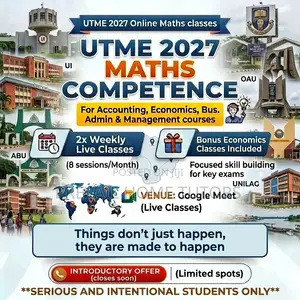 Utme 2027 Maths Competency Tutorials