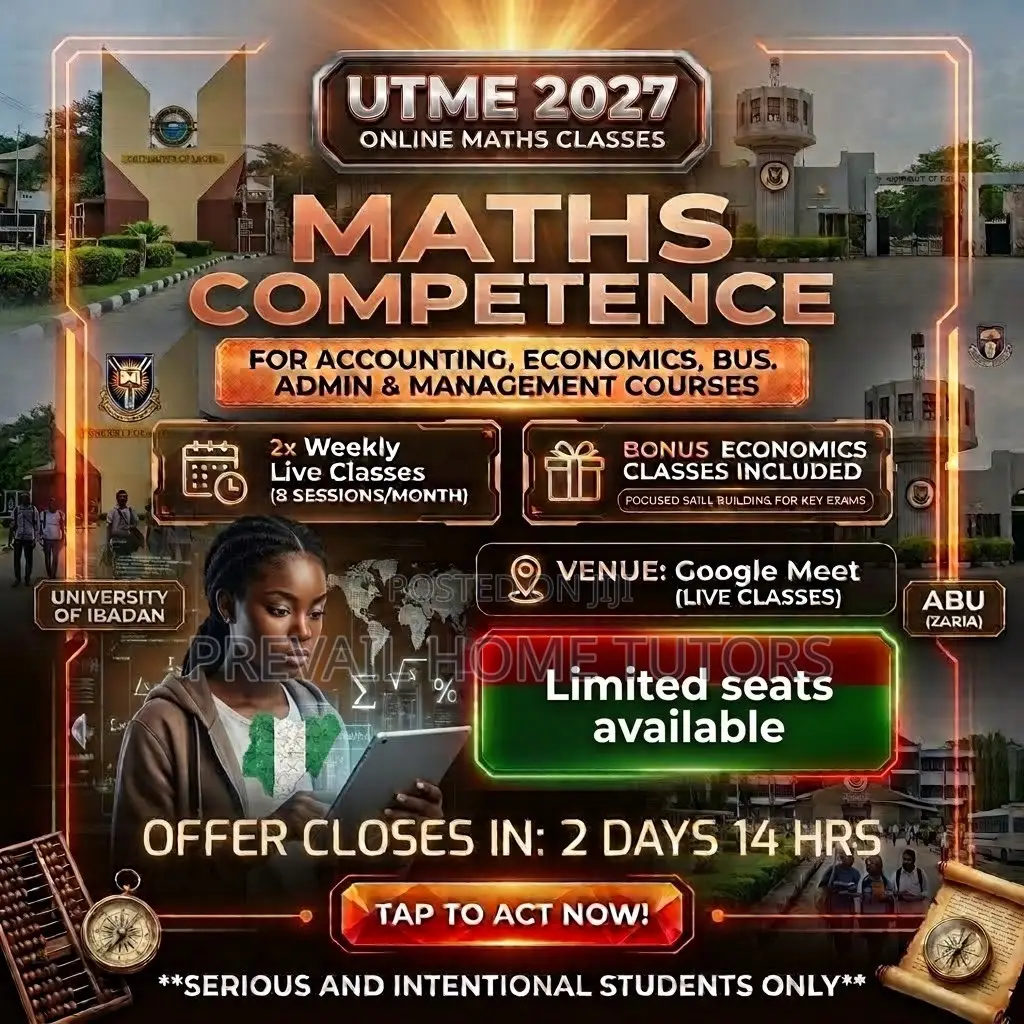 Utme 2027 Maths Competency Tutorials