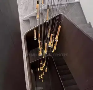 Modern Home Decoration Crystal Staircase Chandelier