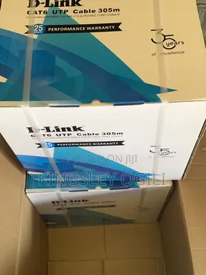 D-Link ,Cat6 Cable, 305m , Pure Copper