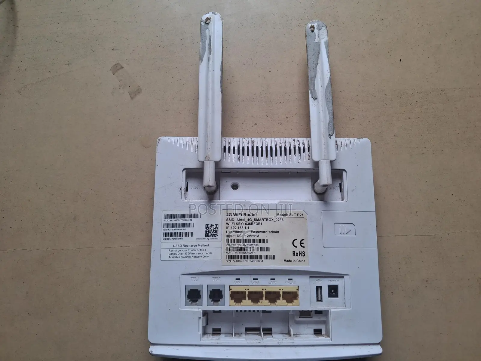 Airtel 4G+ Wifi Router