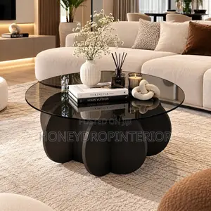 Glass Top Center Table