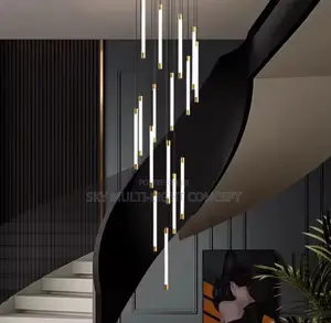 Modern Staircase Led Long Chandelier