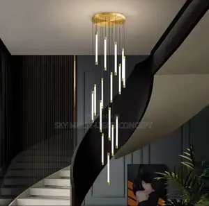 Modern Staircase Led Long Chandelier