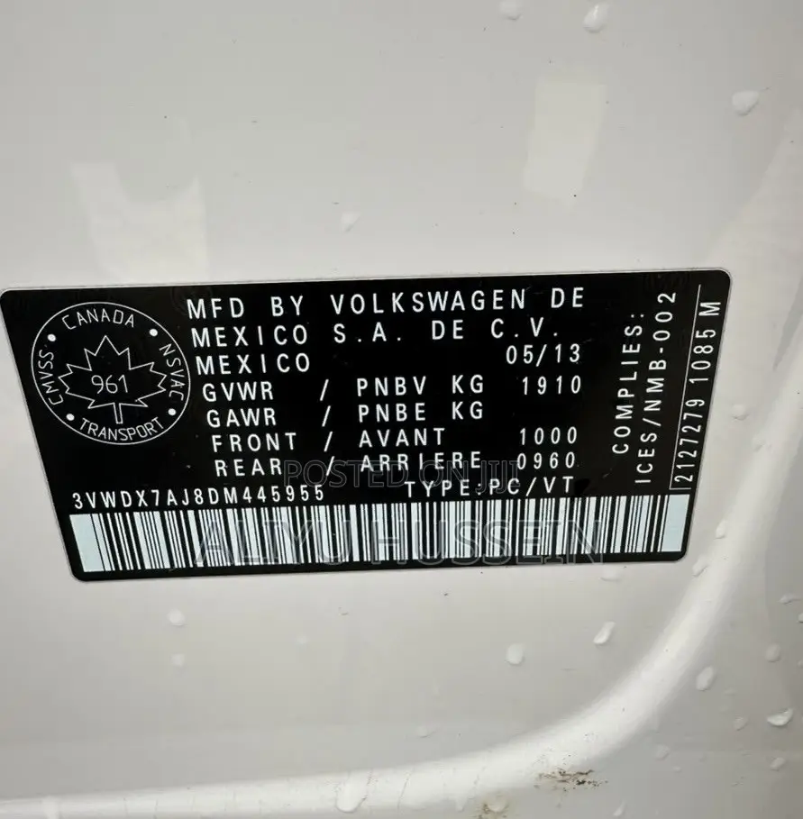 Volkswagen Jetta 2013 White