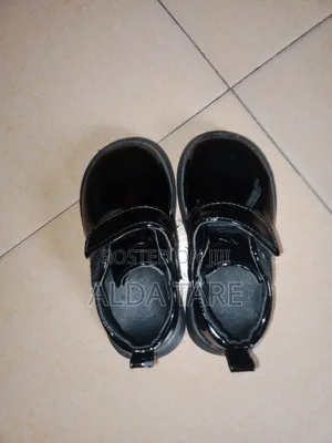Unisex Black Kids Shoes for School and Church -Size 22