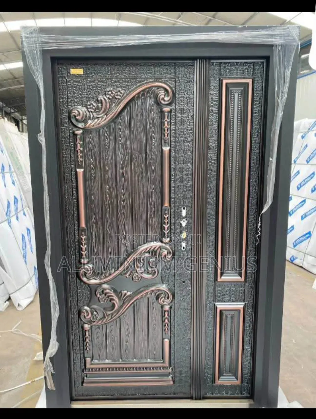 Security Door and Handle Installation