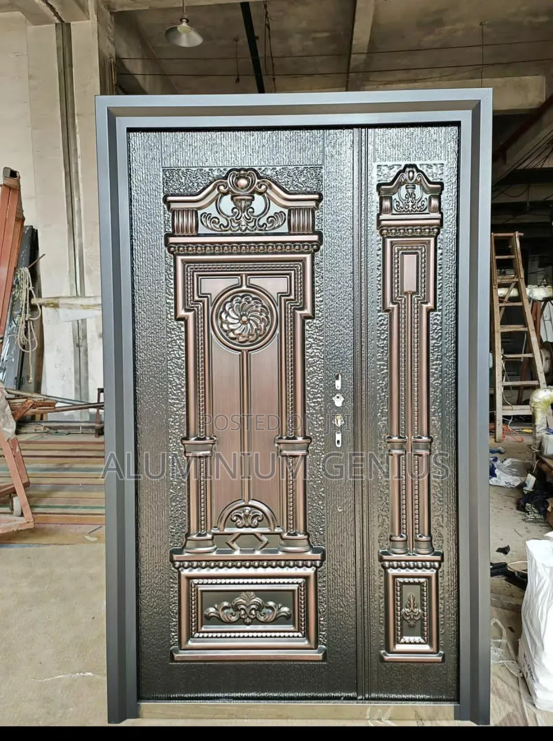 Security Door and Handle Installation
