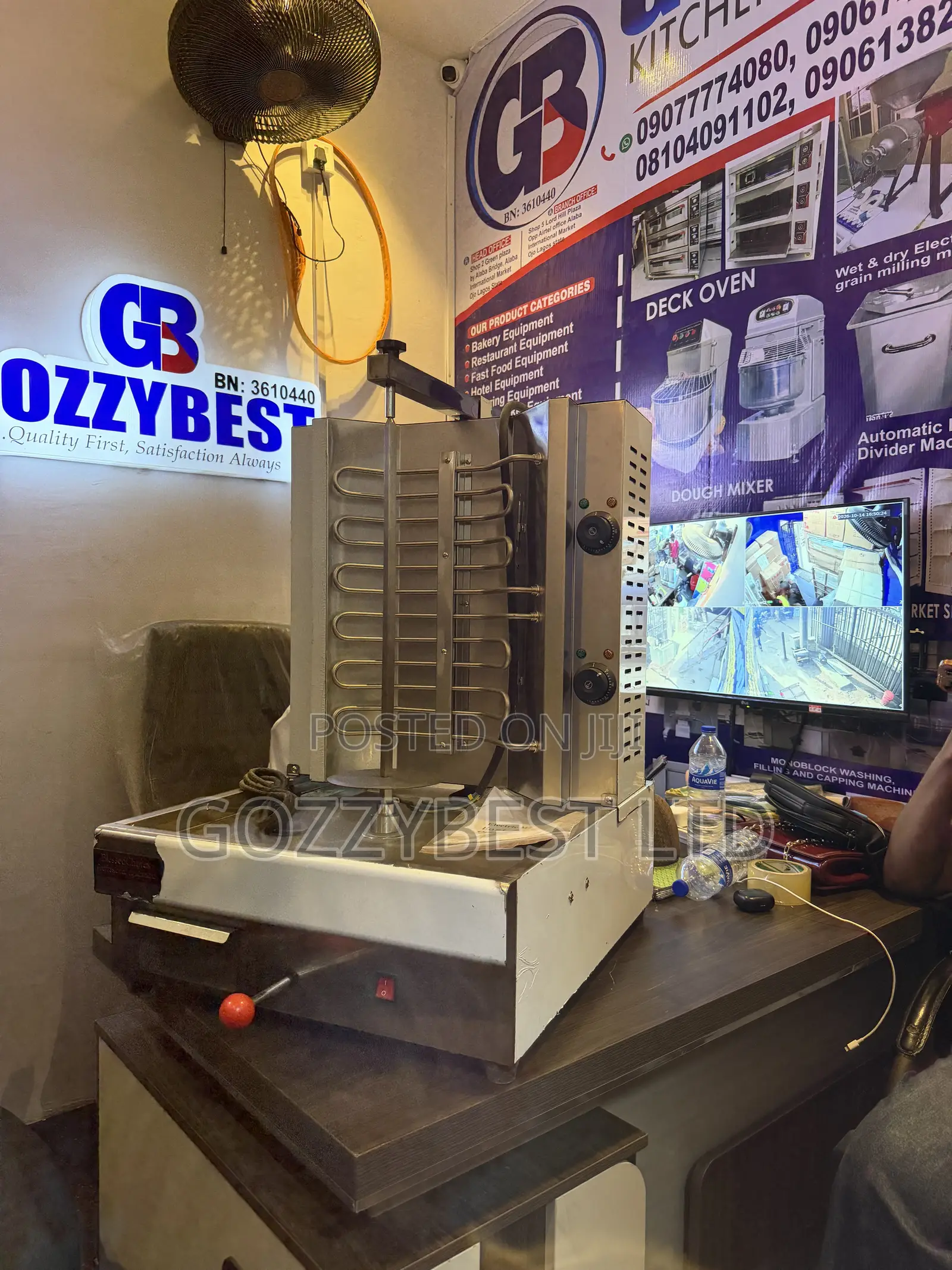 Electric Shawama Machine Double Burner