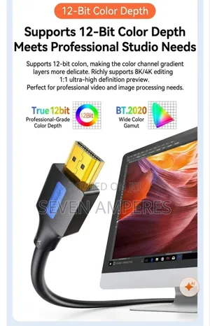 HDMI Cable Male to Male for All Electronics