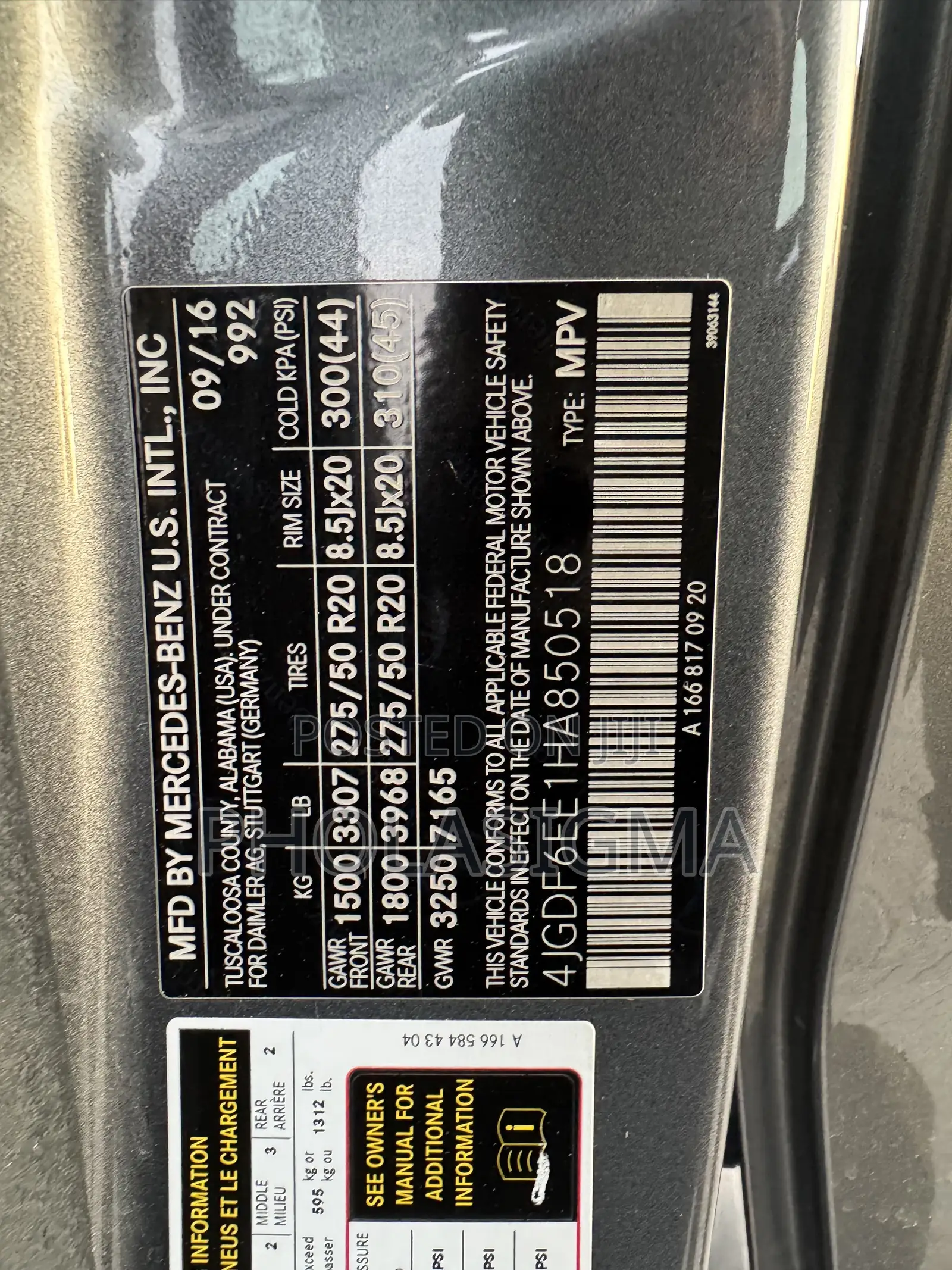 Mercedes-Benz GLS-Class GLS450 4Matic 2017 Gray
