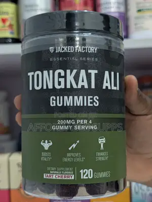 Jacked Factory Tongkat Ali Gummies 200mg – 120 Gummies