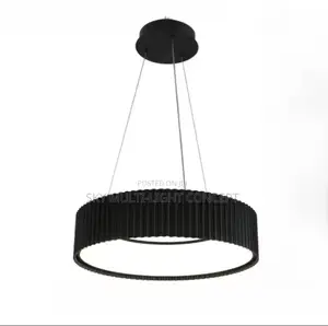 Minimalist Pendant Lights Circular Ripple Design