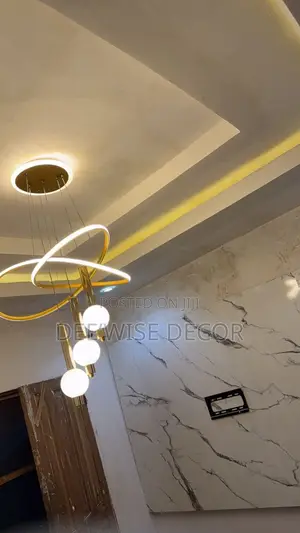 Ceiling Screeding, Cornice & TV Console Ikotun