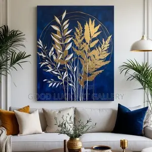 Luxury Abstract Floral Canvas Artwor