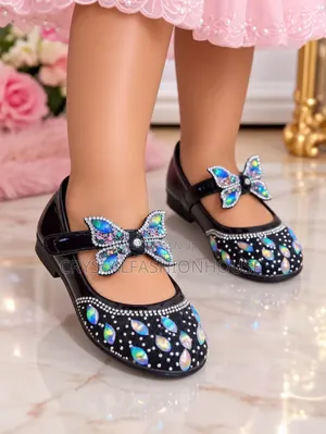 Cute Baby Girl Flat Shoe. Sizes 25 to 36
