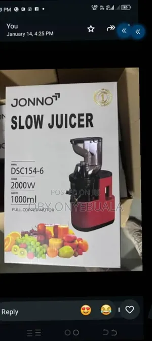 Jonno Slow Juicer