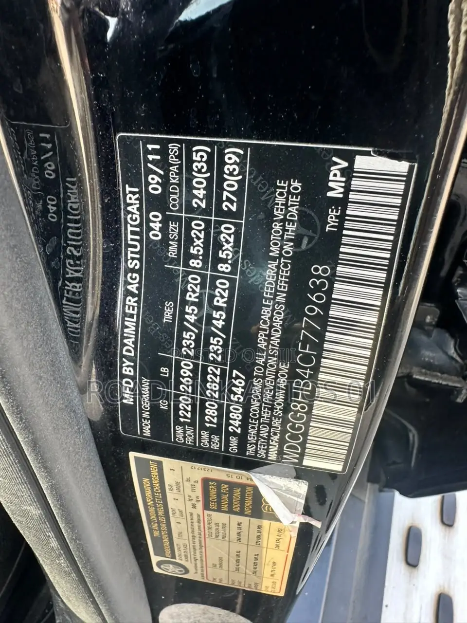 Mercedes-Benz GLK-Class 2012 Black