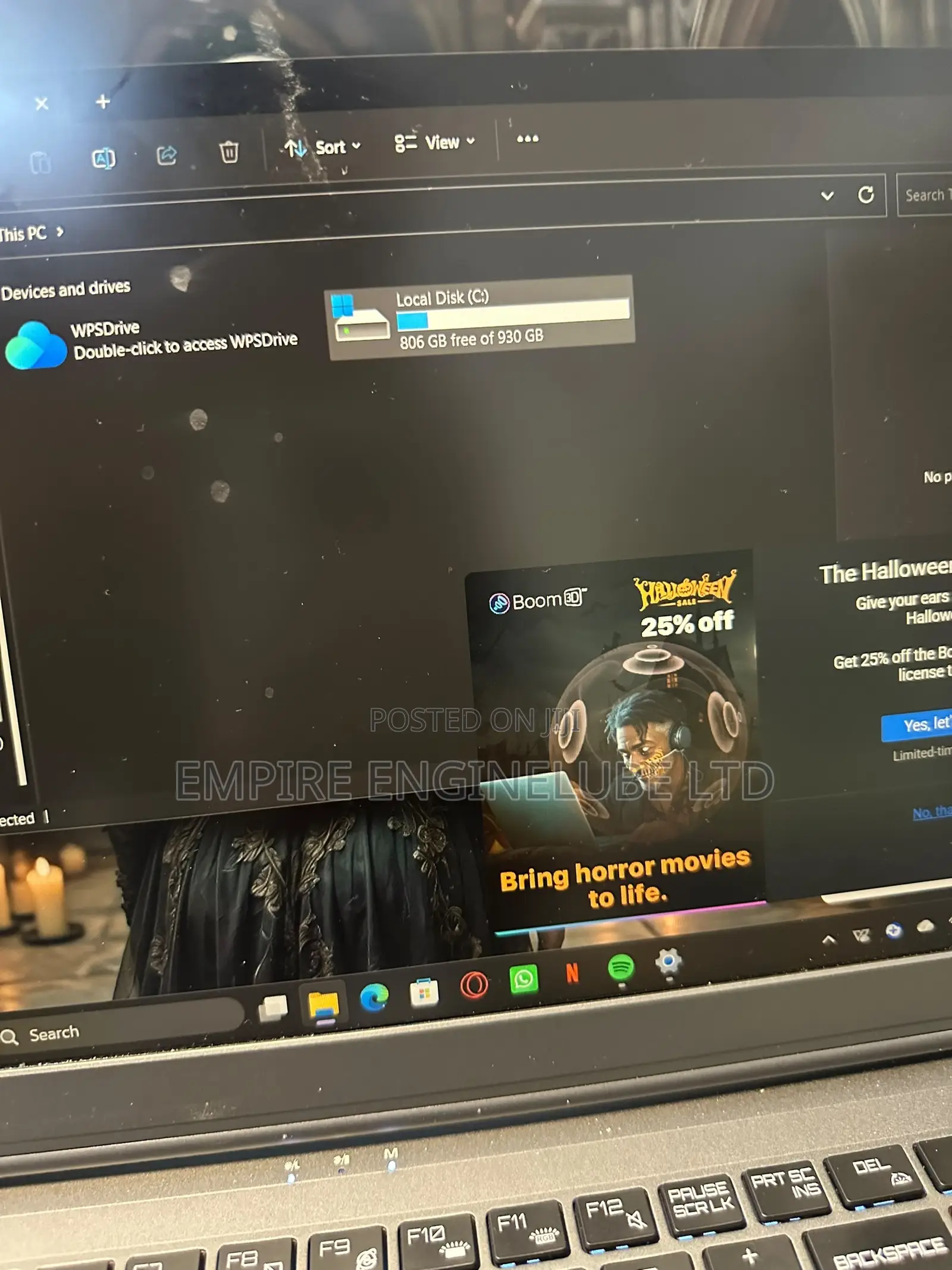 Laptop 16GB Intel Core i9 SSHD (Hybrid) 1T