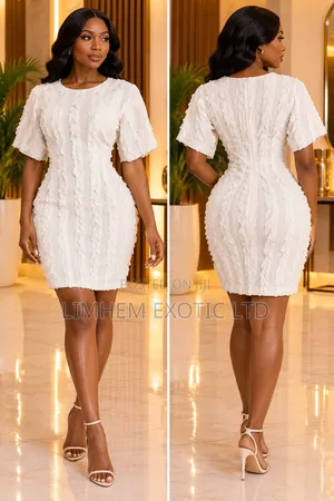 Cream Bodycon Mini Dress